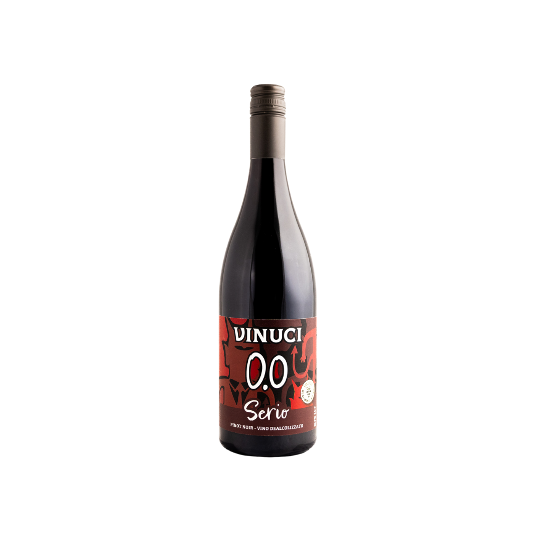 Vinuci “Serio” 0.0% – Alkoholfreier Pinot Noir, vegan & elegant